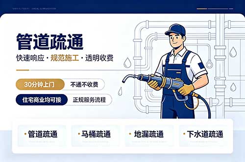 钟祥管道疏通