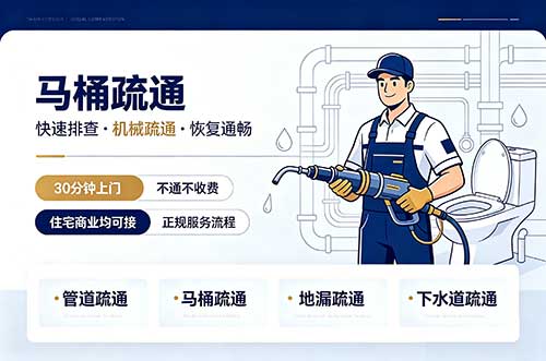 钟祥马桶疏通
