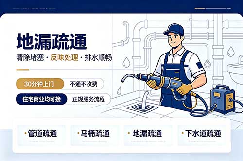 钟祥地漏疏通
