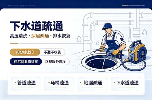 钟祥下水道疏通
